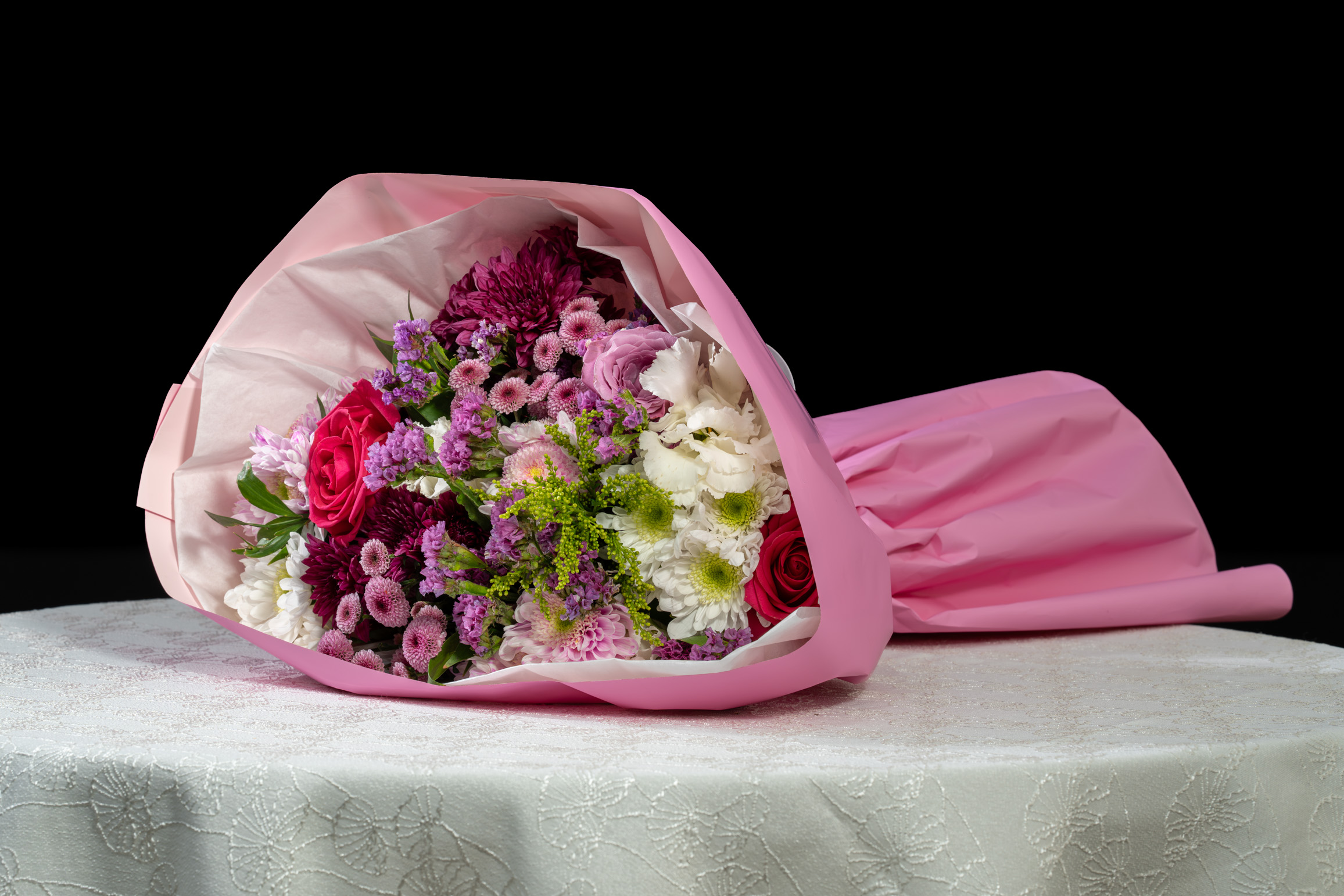 Karışık Buket Pembe Ambalaj