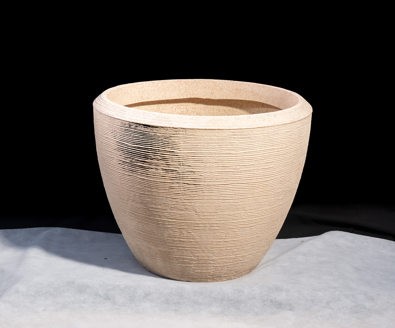 Saksı Bej Oval